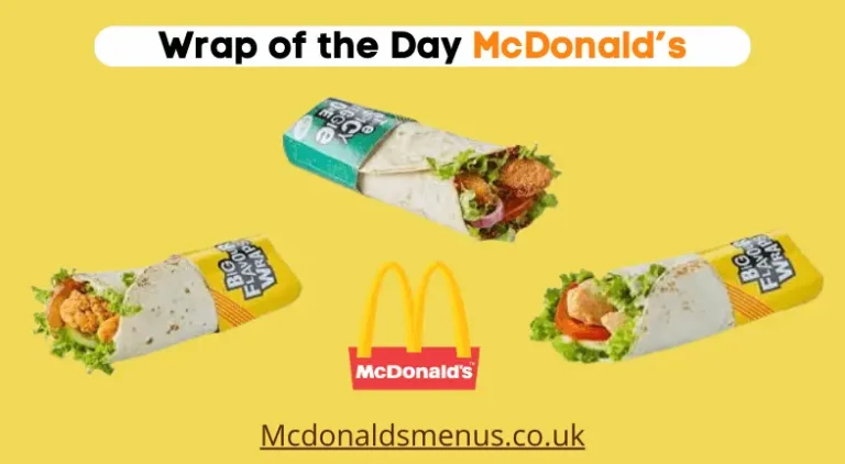 McDonald’s Wrap of the Day For Today