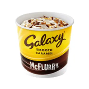 Galaxy Caramel McFlurry at McDonald’s