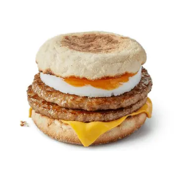 Double Sausage Egg McMuffin at McDonald’s