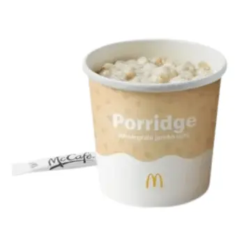 Porridge with Sugar at McDonald’s