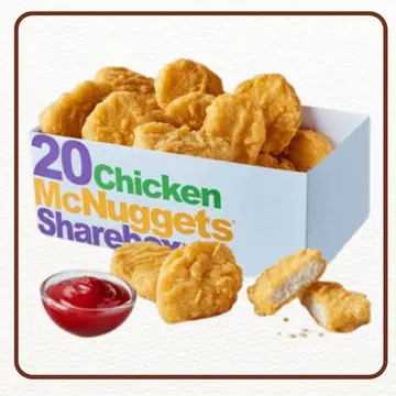 20 Chicken McNuggets Sharebox