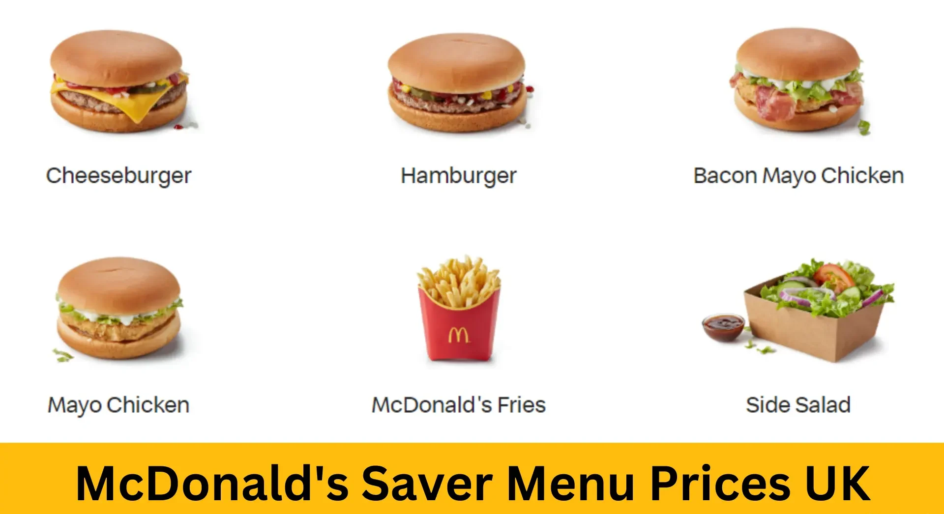 Latest Mcdonald's UK Prices: What's New On The Menu?